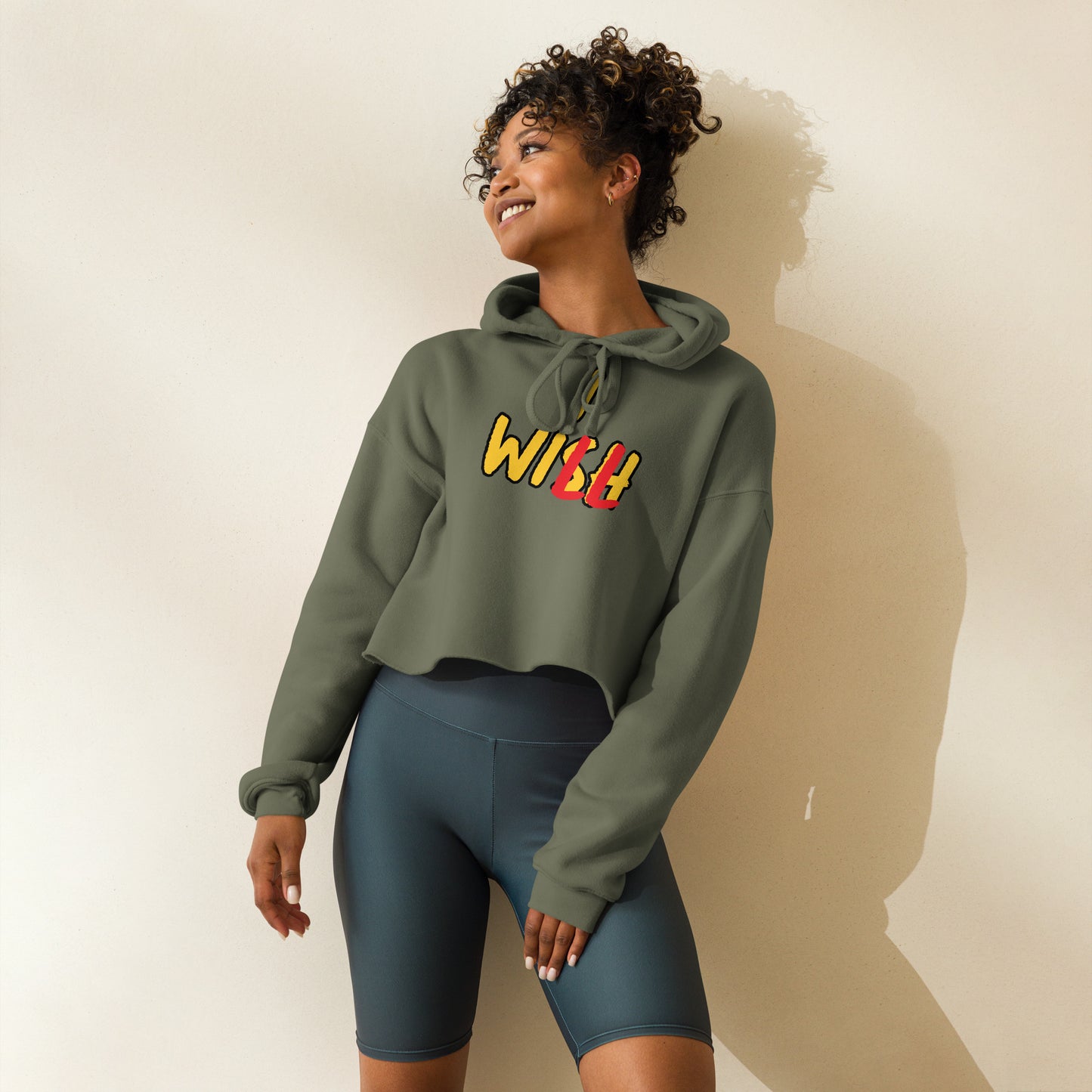 Wish to Will Crop Hoodie