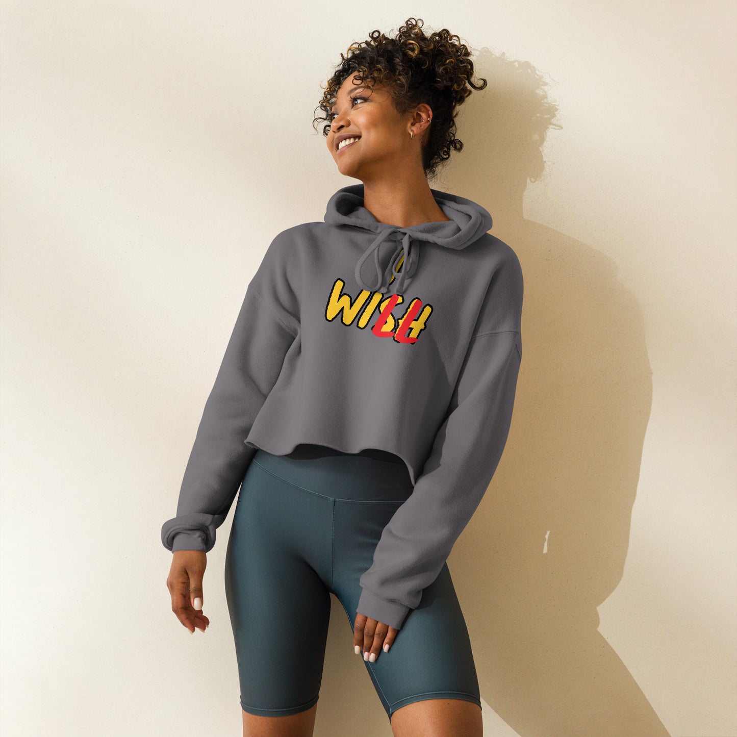 Wish to Will Crop Hoodie