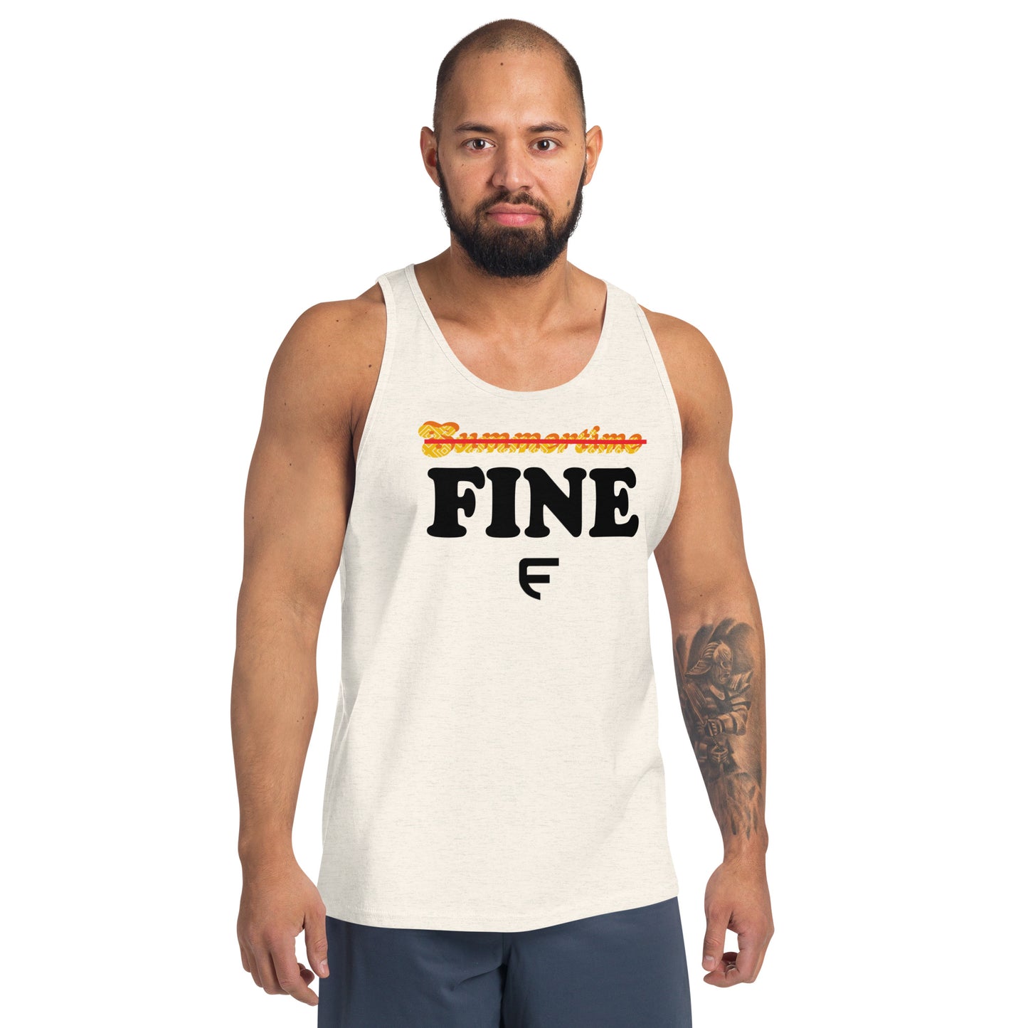 Just Fine Unisex Tank Top