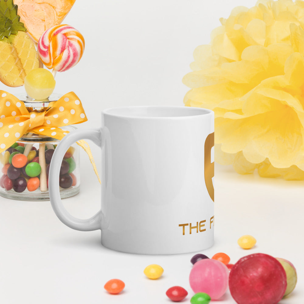 Logo White glossy mug