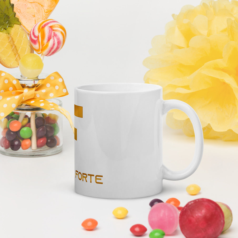 Logo White glossy mug