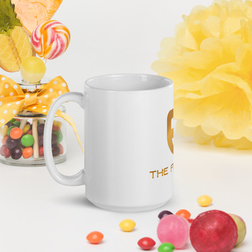 Logo White glossy mug