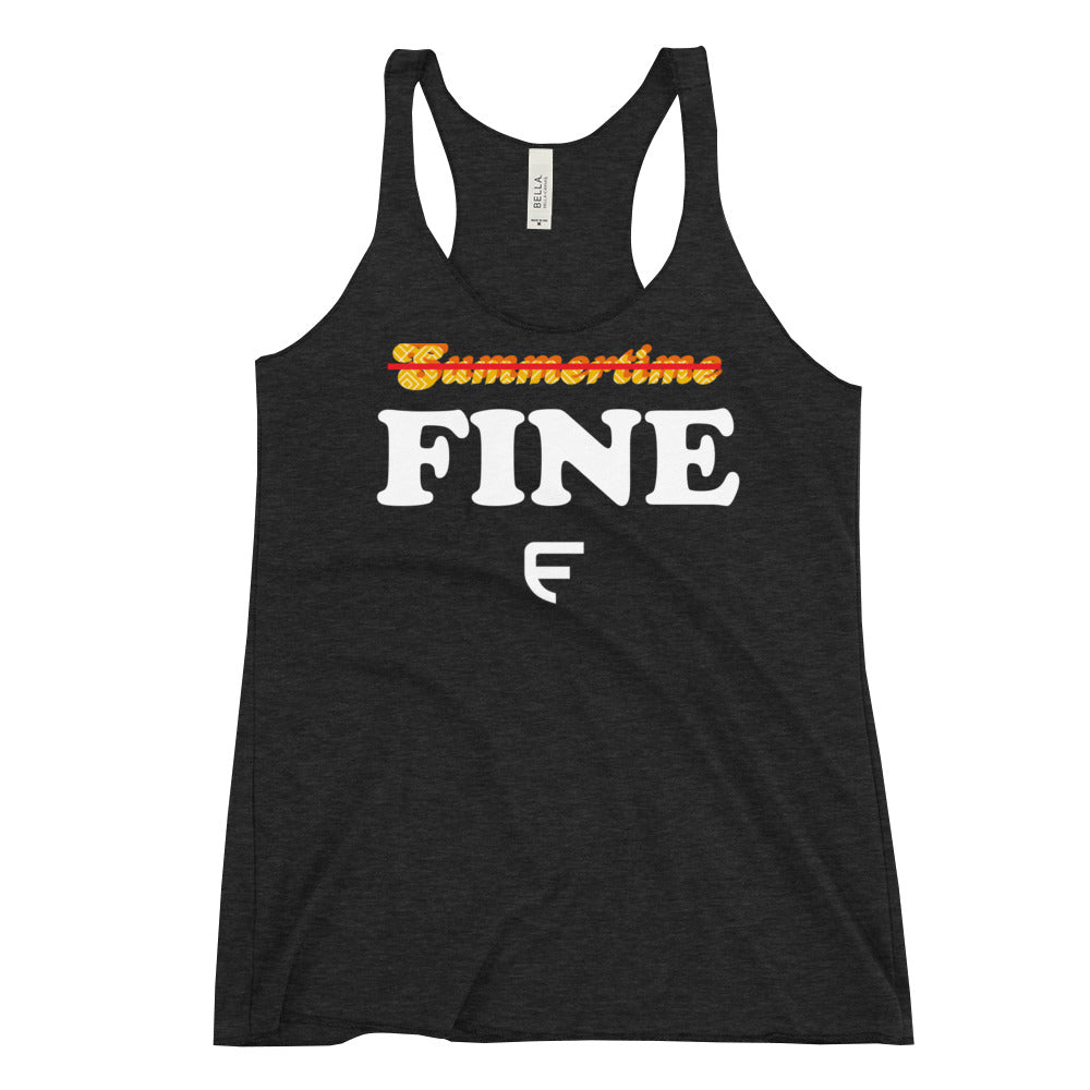 Just Fine Women's Racerback Tank